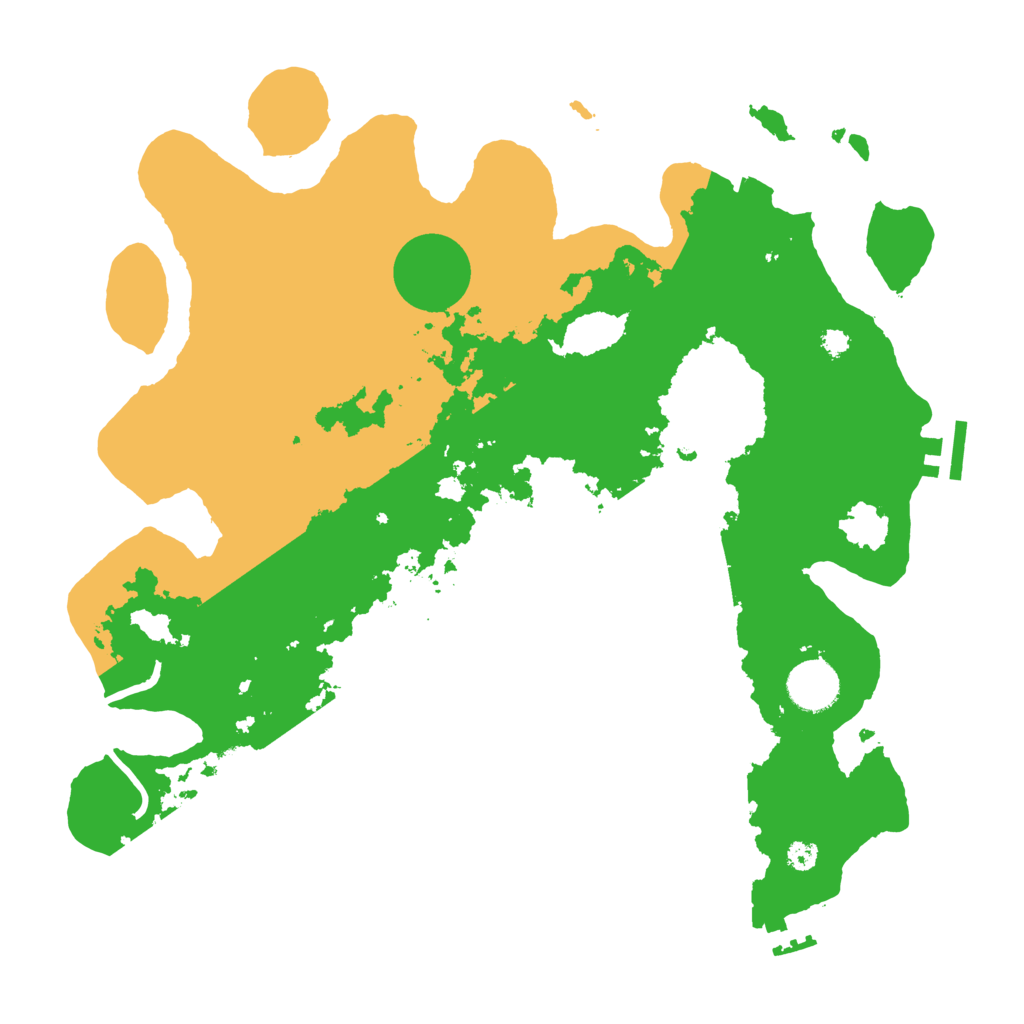 Biome Rust Map: Procedural Map, Size: 3500, Seed: 228598610