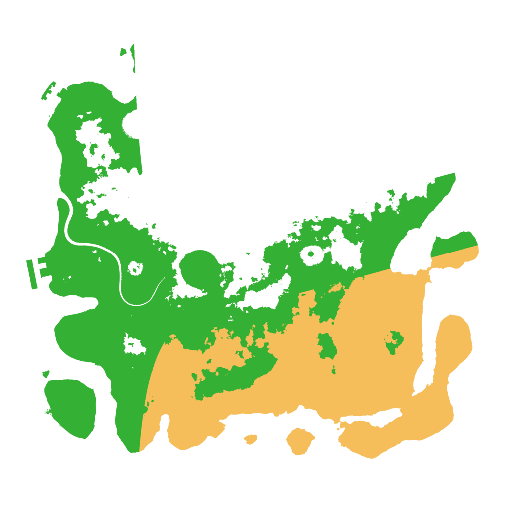 Biome Rust Map: Procedural Map, Size: 3500, Seed: 1211620405