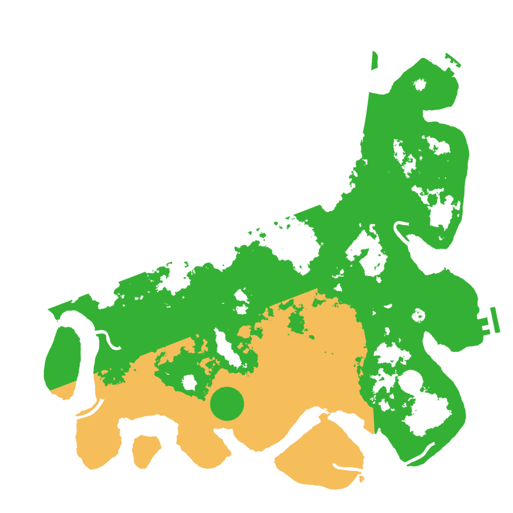 Biome Rust Map: Procedural Map, Size: 4000, Seed: 92955180