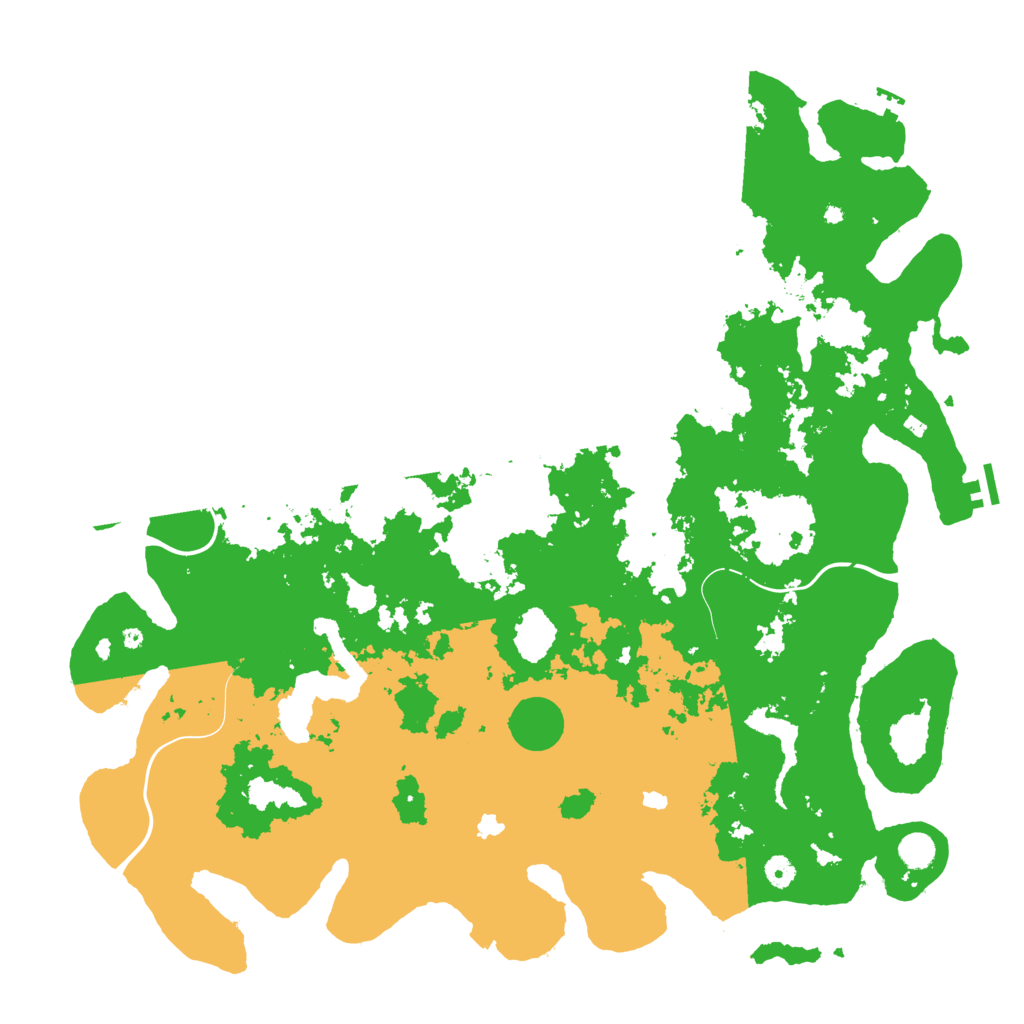 Biome Rust Map: Procedural Map, Size: 5000, Seed: 1926733290