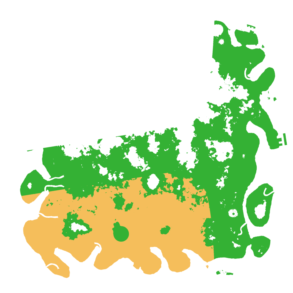 Biome Rust Map: Procedural Map, Size: 5000, Seed: 1926733290