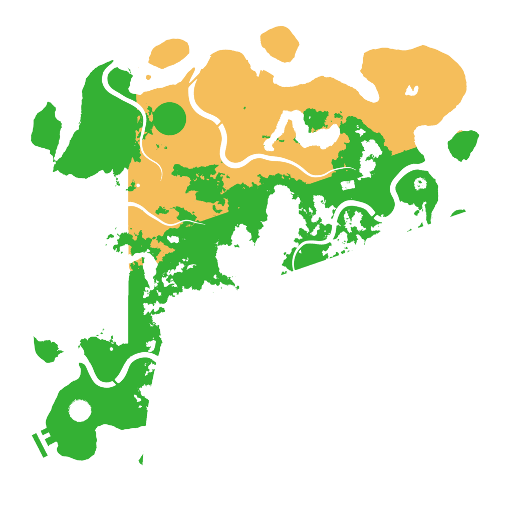 Biome Rust Map: Procedural Map, Size: 4096, Seed: 18936777