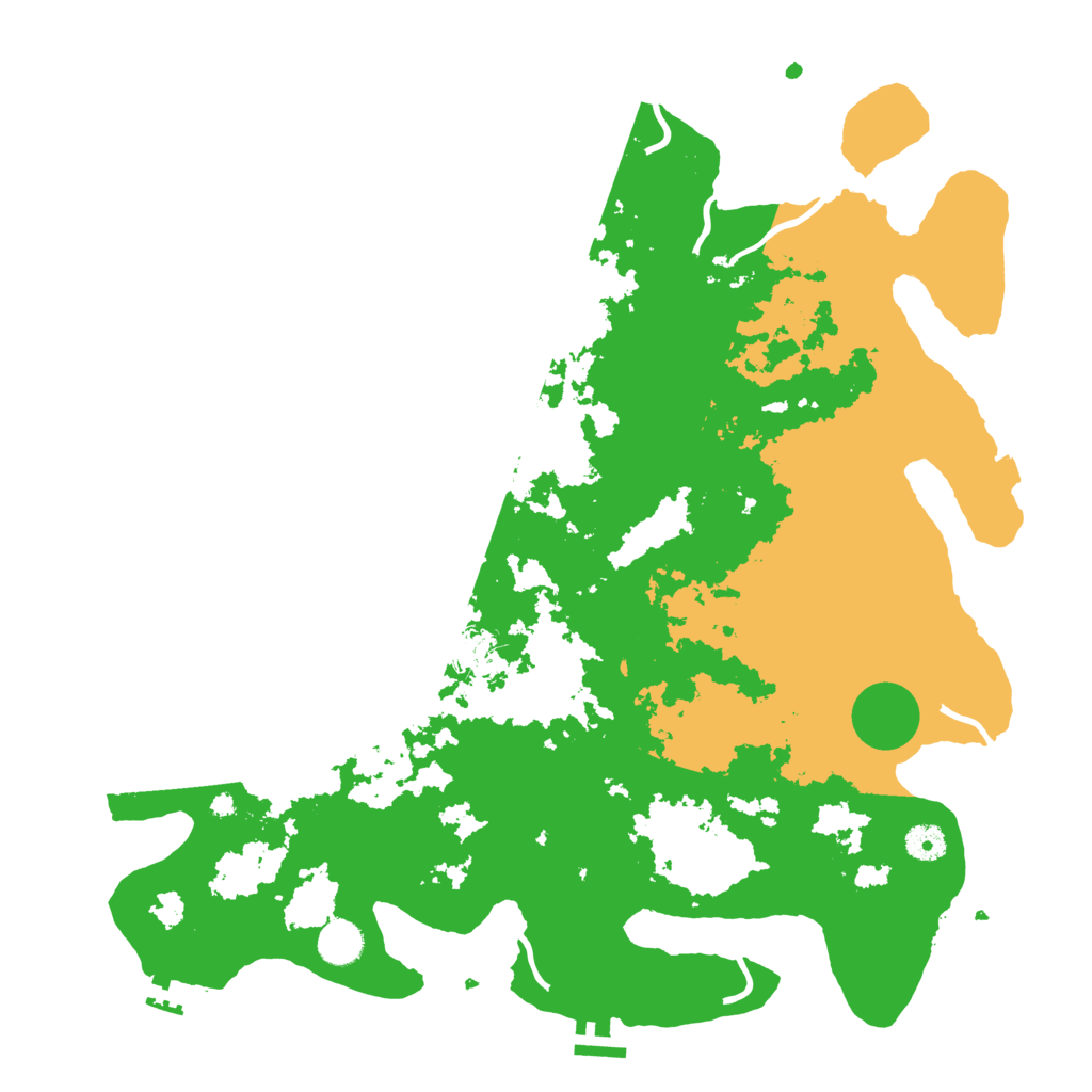 Biome Rust Map: Procedural Map, Size: 4250, Seed: 1104208729