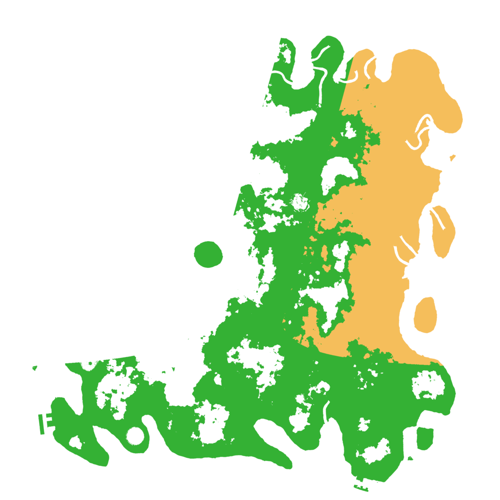 Biome Rust Map: Procedural Map, Size: 5000, Seed: 16904