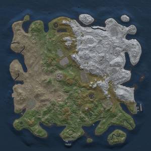 Thumbnail Rust Map: Procedural Map, Size: 4250, Seed: 1761681309, 19 Monuments