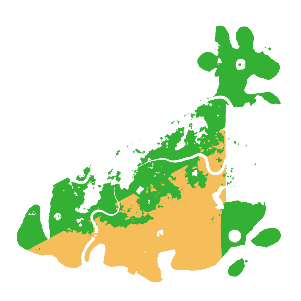 Biome Rust Map: Procedural Map, Size: 4250, Seed: 12340