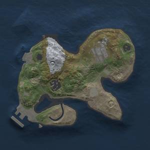 Thumbnail Rust Map: Procedural Map, Size: 2000, Seed: 243188580, 6 Monuments