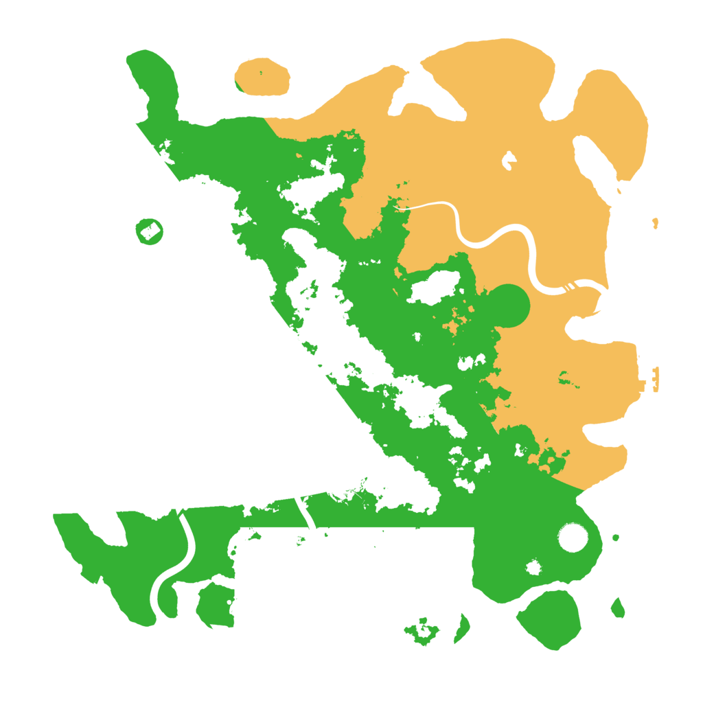 Biome Rust Map: Procedural Map, Size: 4250, Seed: 308810619