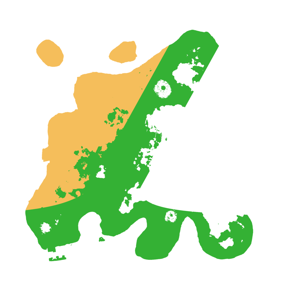 Biome Rust Map: Procedural Map, Size: 2600, Seed: 214142