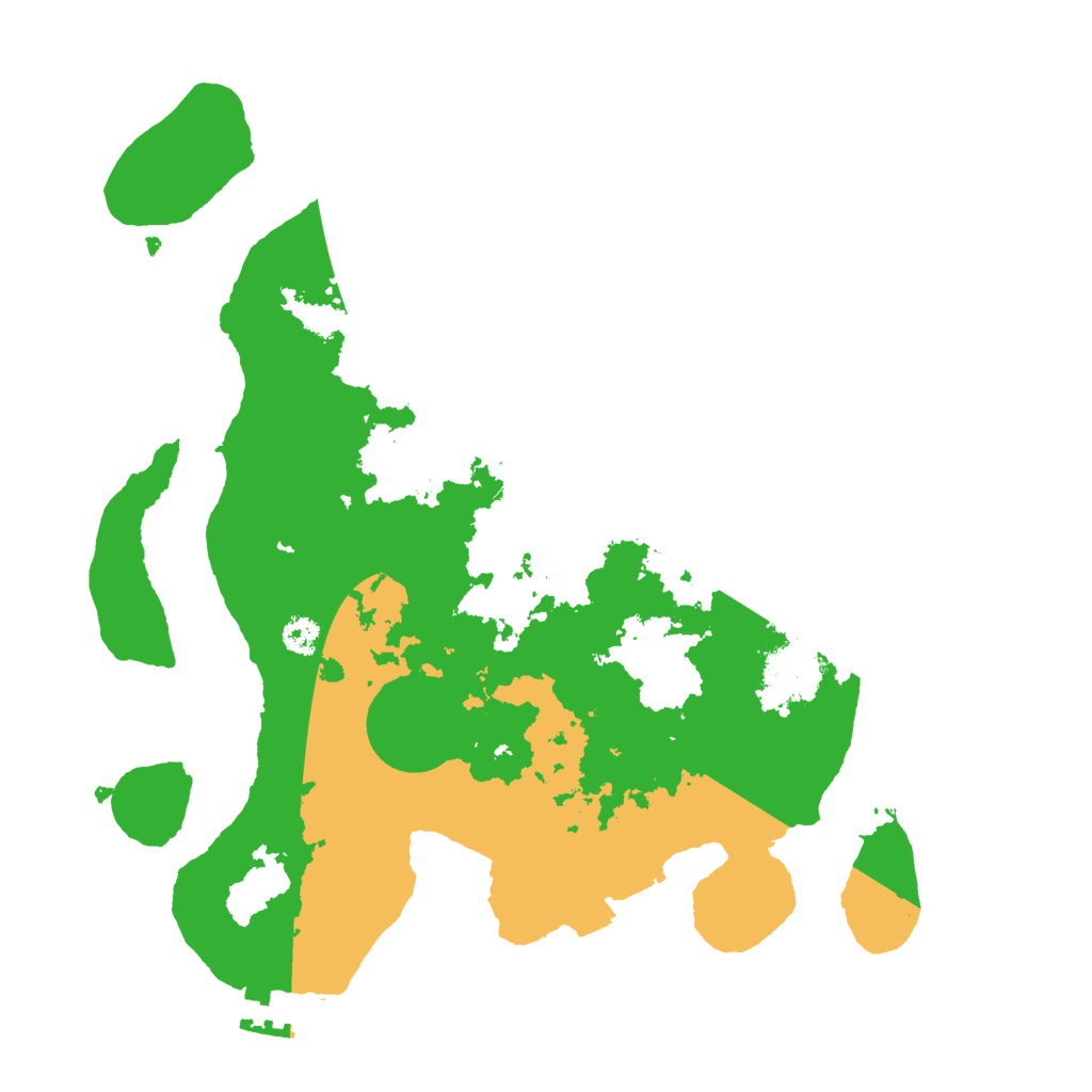 Biome Rust Map: Procedural Map, Size: 3000, Seed: 3172658