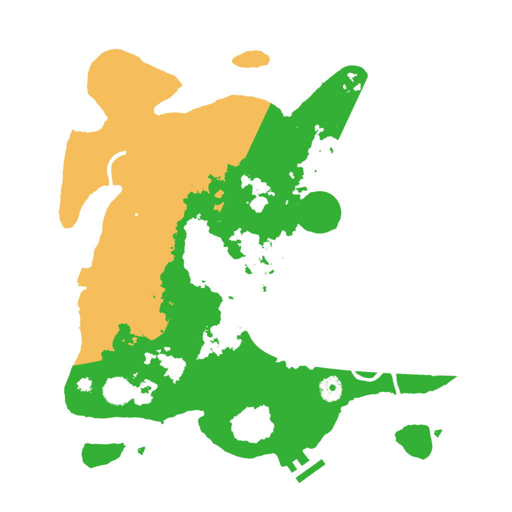 Biome Rust Map: Procedural Map, Size: 3200, Seed: 911131760