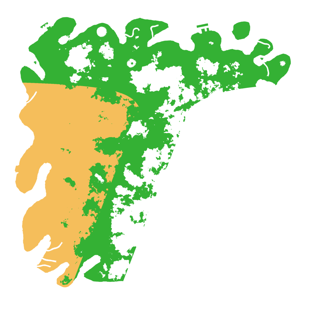 Biome Rust Map: Procedural Map, Size: 5450, Seed: 5010551