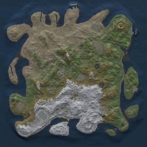 Thumbnail Rust Map: Procedural Map, Size: 4250, Seed: 1889479688, 19 Monuments