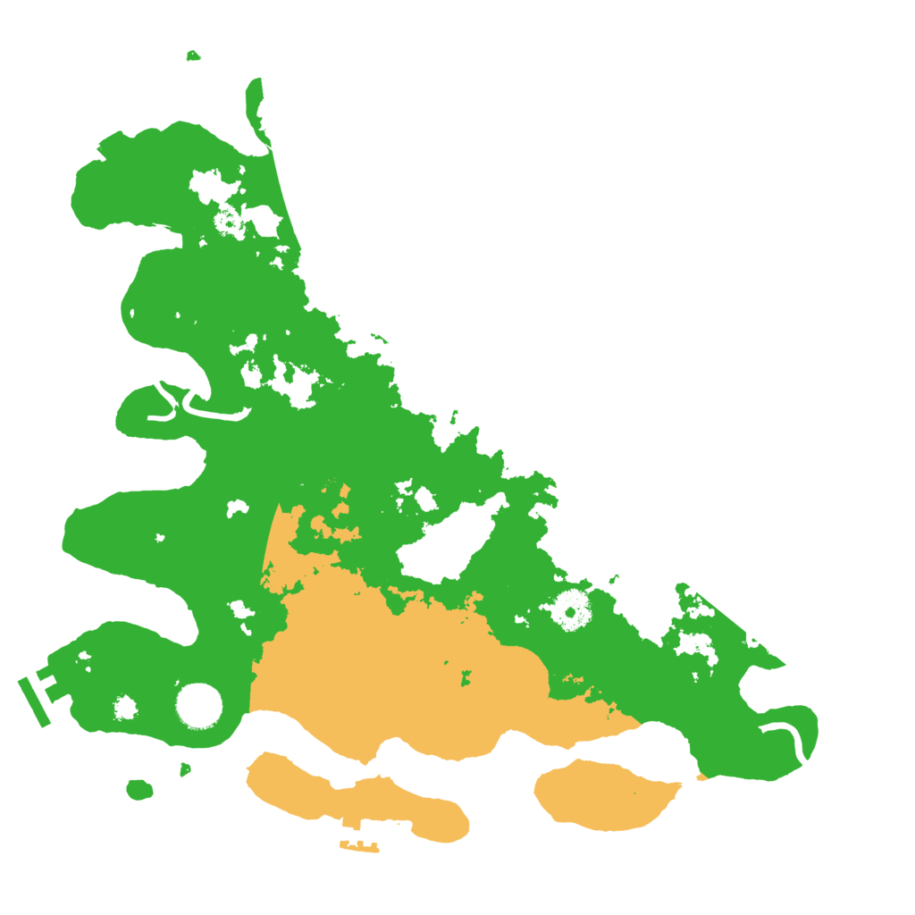 Biome Rust Map: Procedural Map, Size: 3500, Seed: 669425696