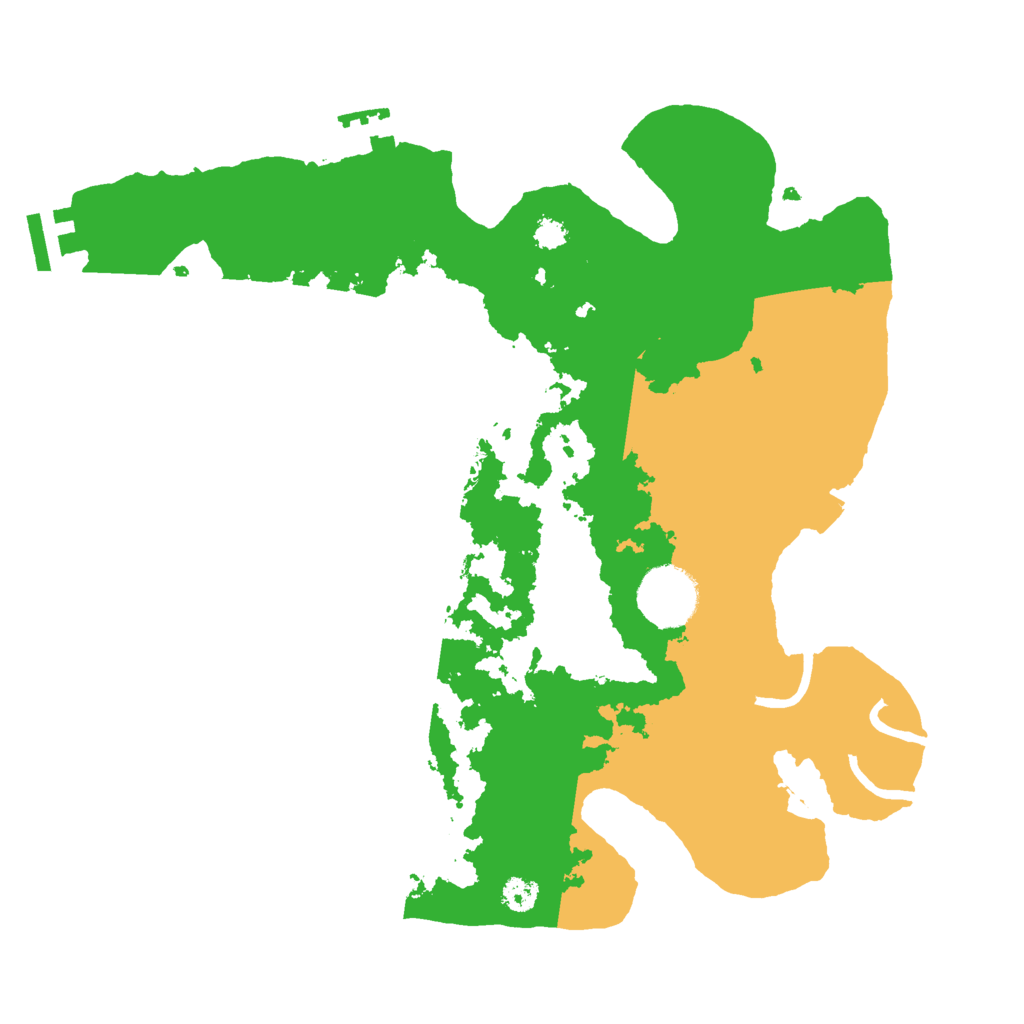 Biome Rust Map: Procedural Map, Size: 3000, Seed: 1313442865