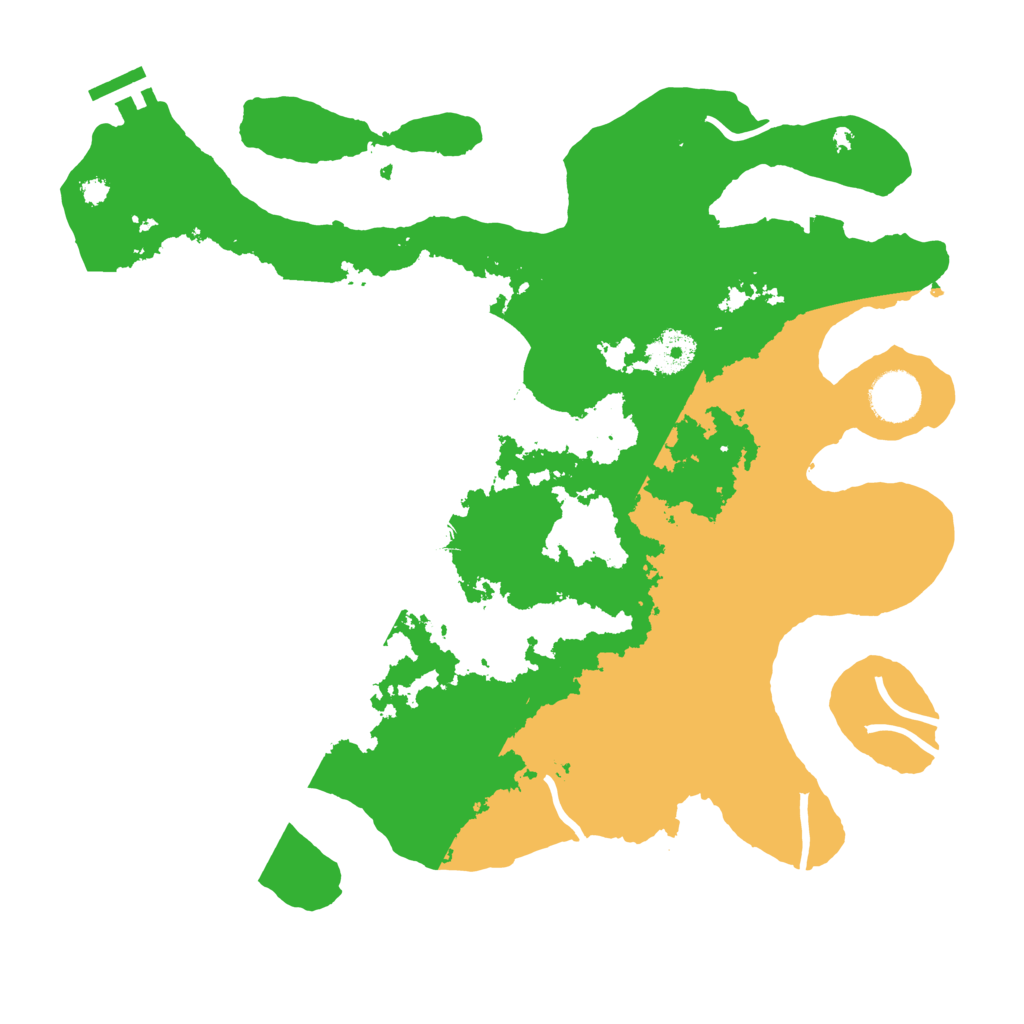 Biome Rust Map: Procedural Map, Size: 3500, Seed: 730548385