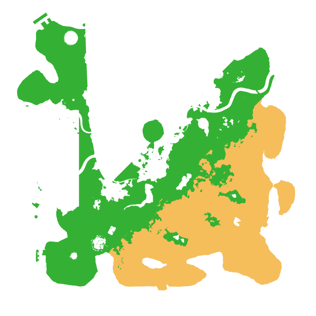 Biome Rust Map: Procedural Map, Size: 4000, Seed: 1136660523