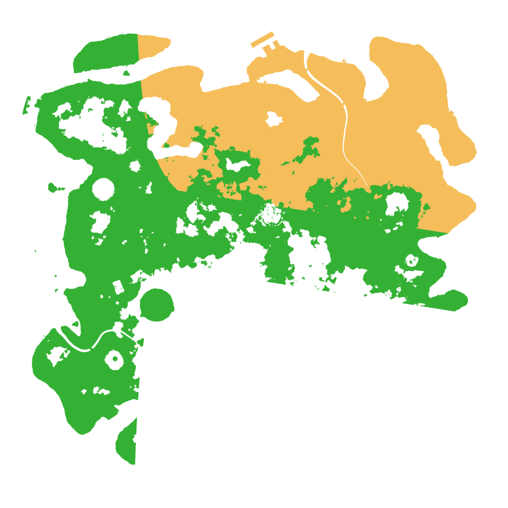 Biome Rust Map: Procedural Map, Size: 4096, Seed: 1489761254