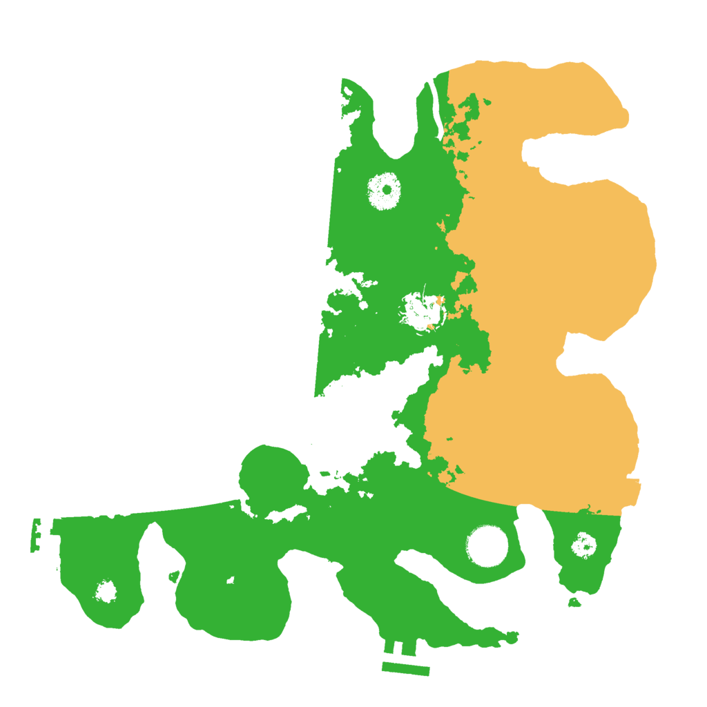 Biome Rust Map: Procedural Map, Size: 3000, Seed: 2945870