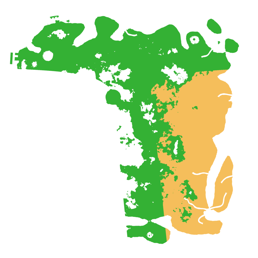 Biome Rust Map: Procedural Map, Size: 4500, Seed: 1962496334