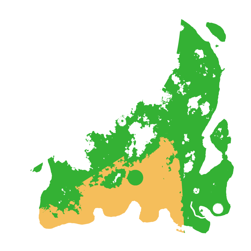 Biome Rust Map: Procedural Map, Size: 4250, Seed: 10172