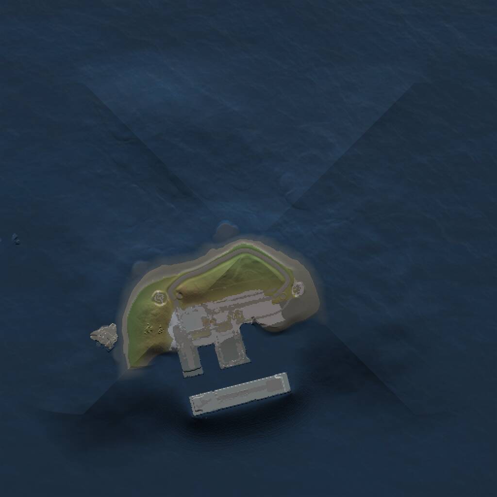 Rust Map: Procedural Map, Size: 1000, Seed: 1635112493, 2 Monuments