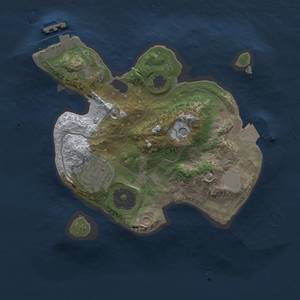 Thumbnail Rust Map: Procedural Map, Size: 2000, Seed: 996798986, 6 Monuments