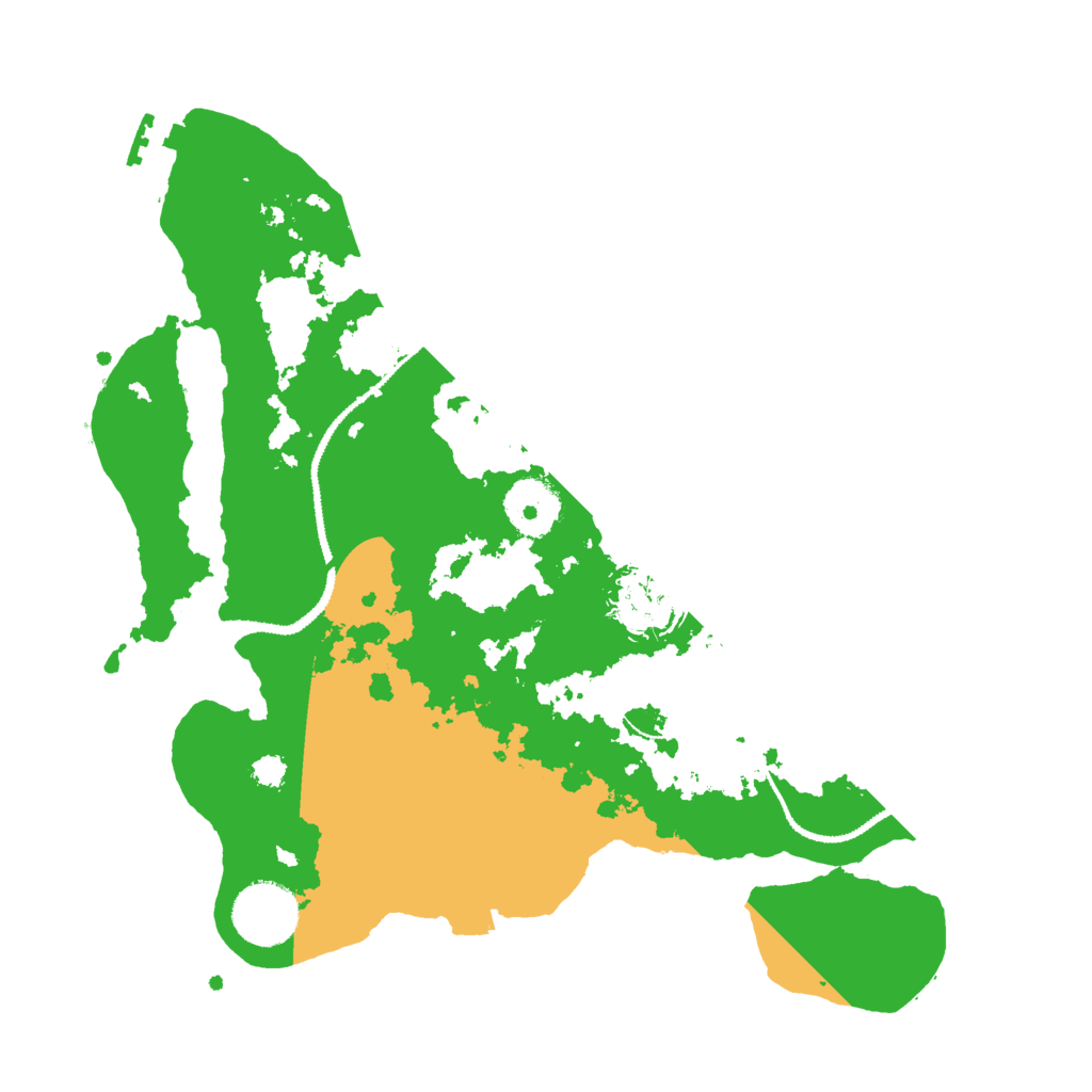 Biome Rust Map: Procedural Map, Size: 3000, Seed: 1015074264