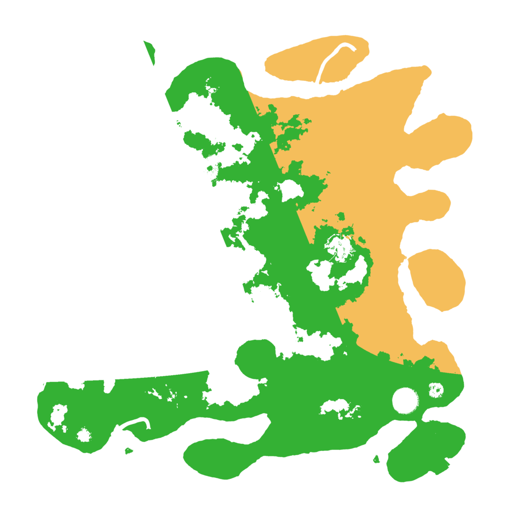 Biome Rust Map: Procedural Map, Size: 3500, Seed: 4922588