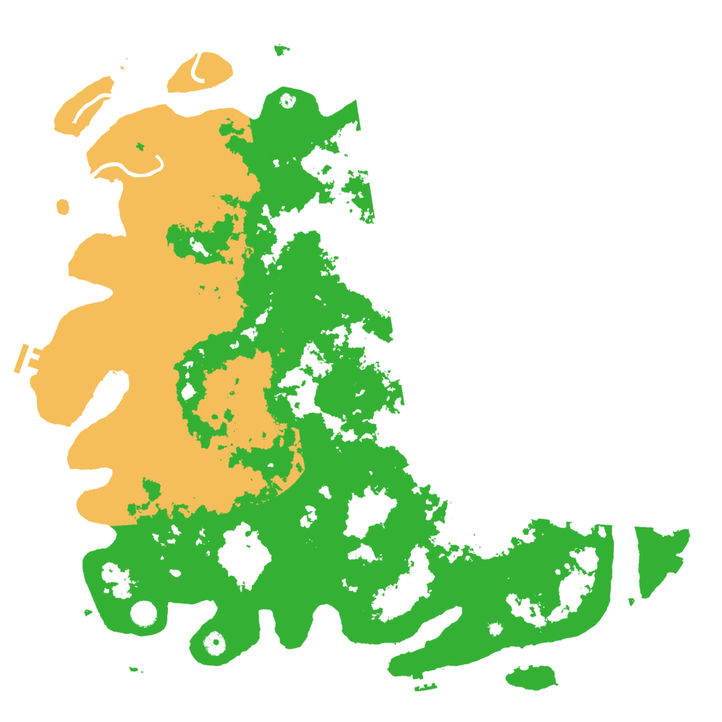 Biome Rust Map: Procedural Map, Size: 4899, Seed: 87675