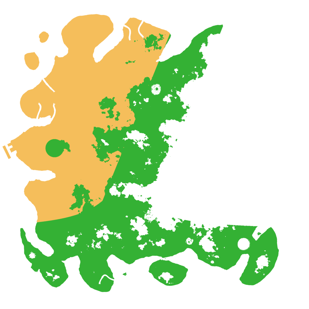 Biome Rust Map: Procedural Map, Size: 4500, Seed: 1994519423