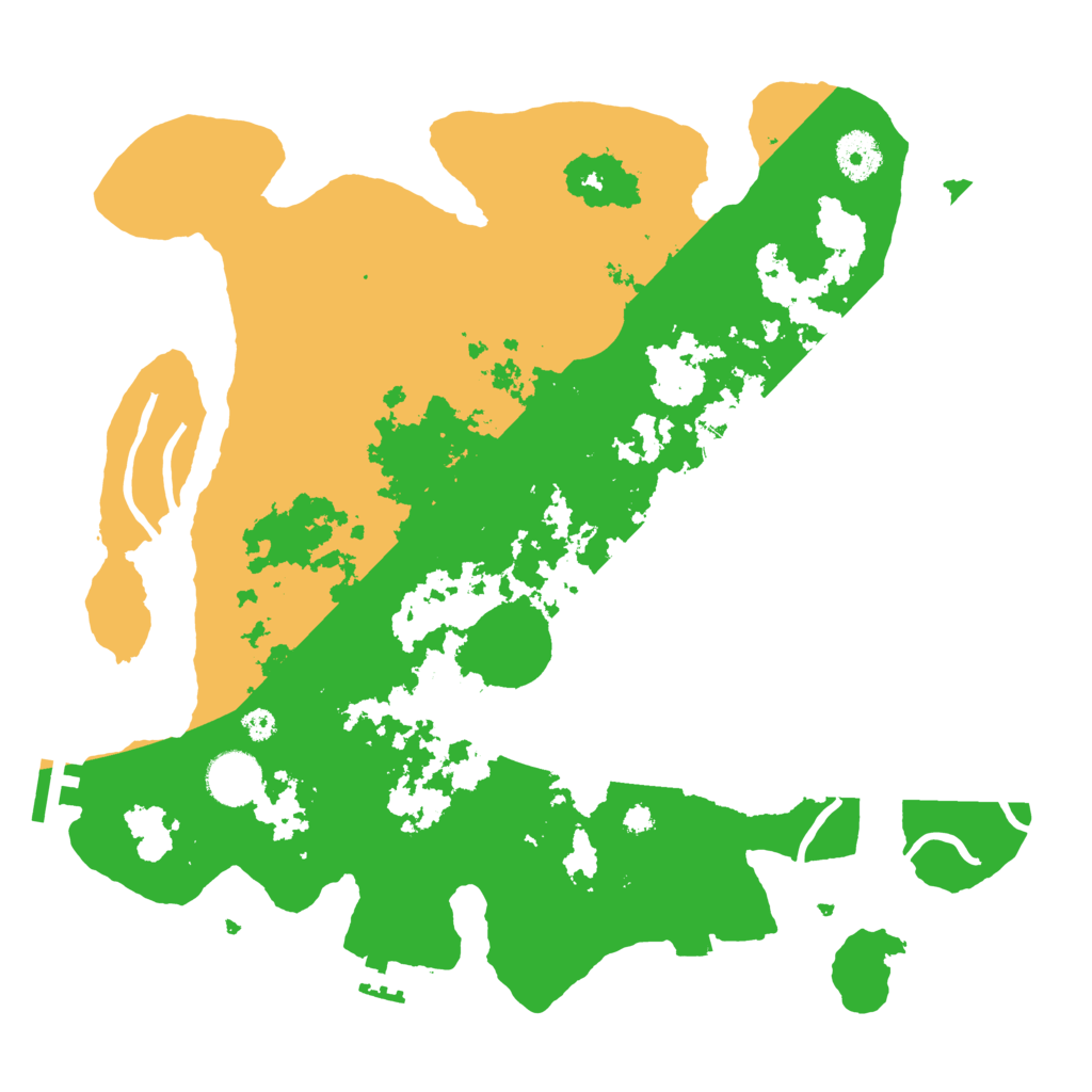 Biome Rust Map: Procedural Map, Size: 3500, Seed: 905159937