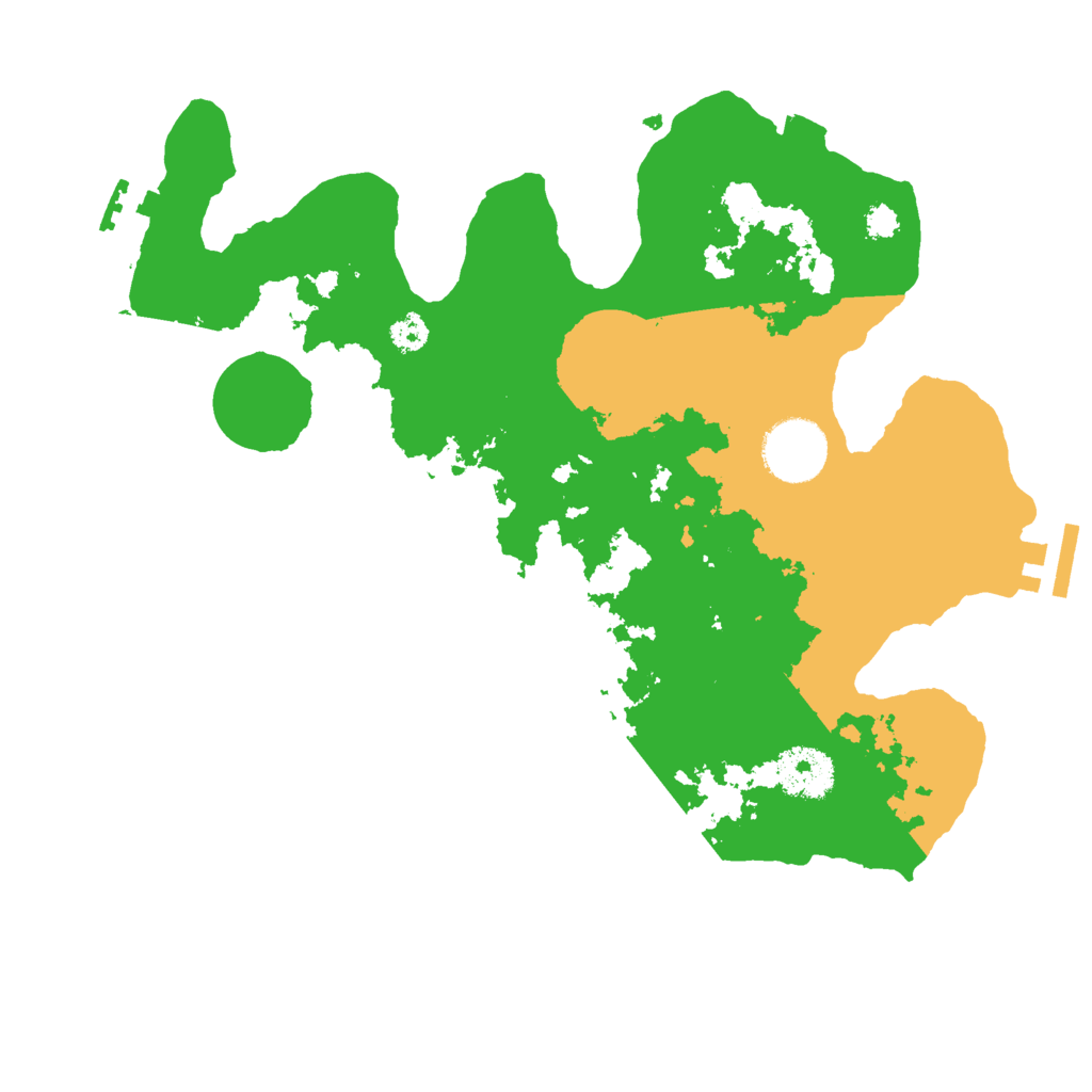 Biome Rust Map: Procedural Map, Size: 3000, Seed: 1817029388