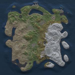 Thumbnail Rust Map: Procedural Map, Size: 3750, Seed: 456321, 18 Monuments