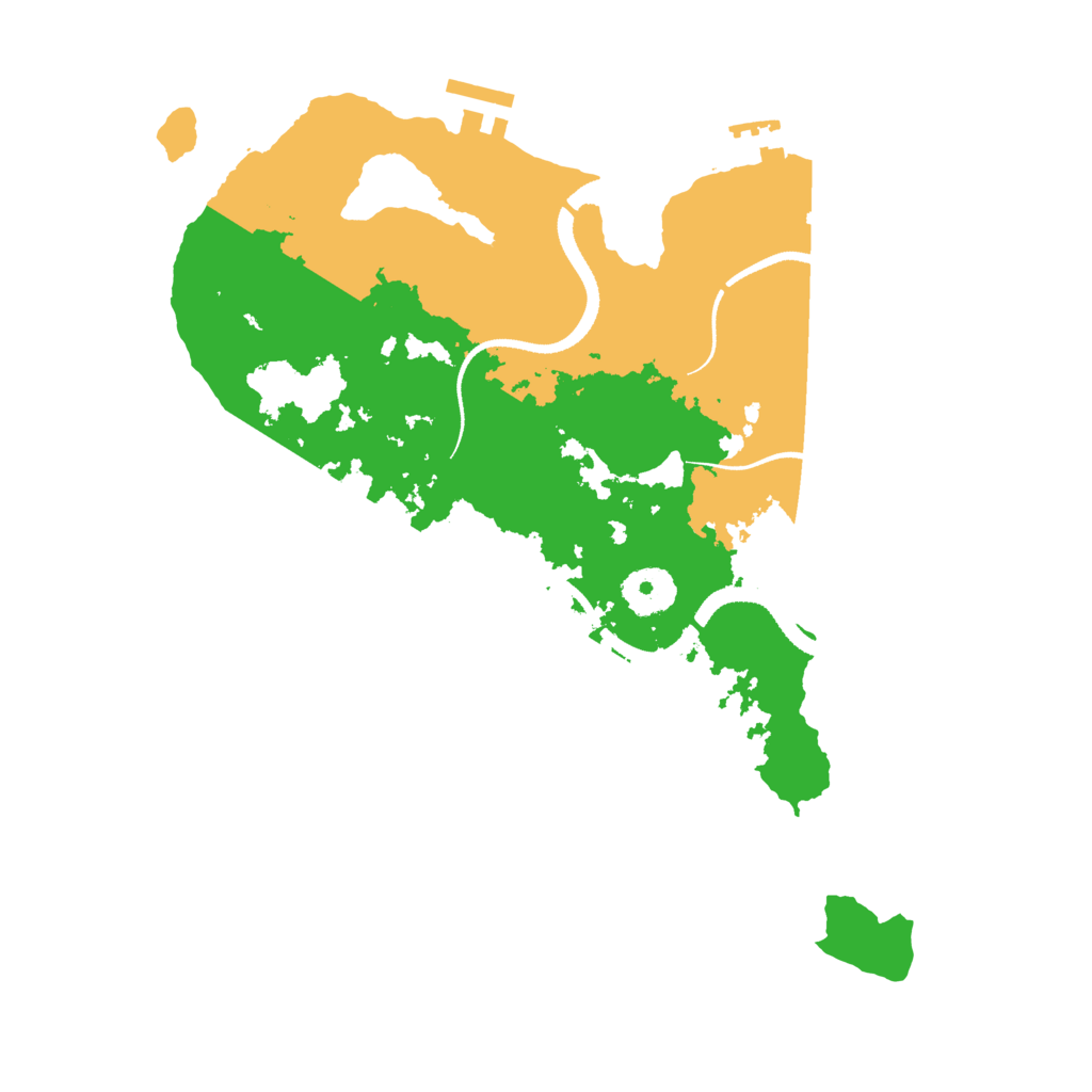 Biome Rust Map: Procedural Map, Size: 3250, Seed: 270080048