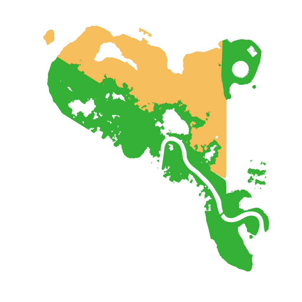 Biome Rust Map: Procedural Map, Size: 3250, Seed: 270080048