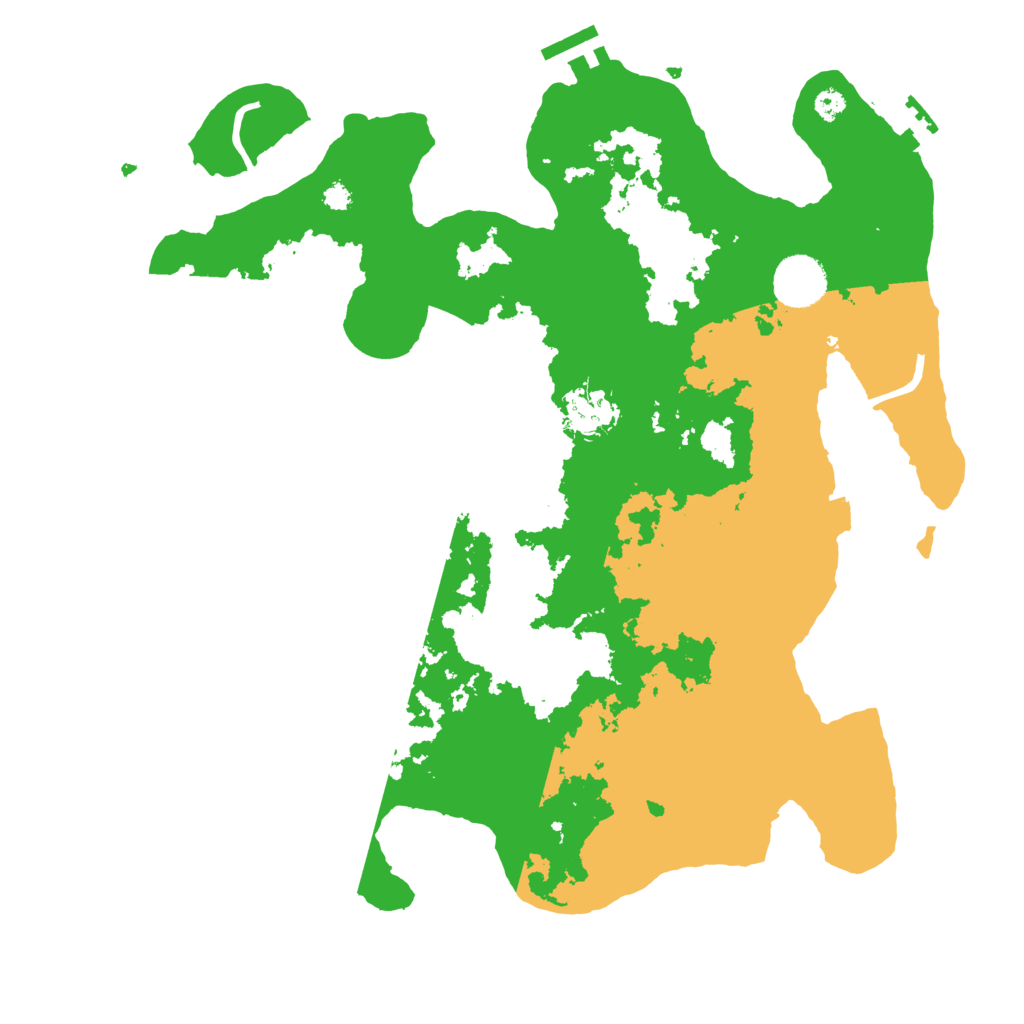 Biome Rust Map: Procedural Map, Size: 3500, Seed: 4874