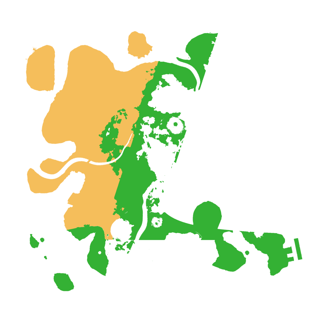 Biome Rust Map: Procedural Map, Size: 3000, Seed: 494957