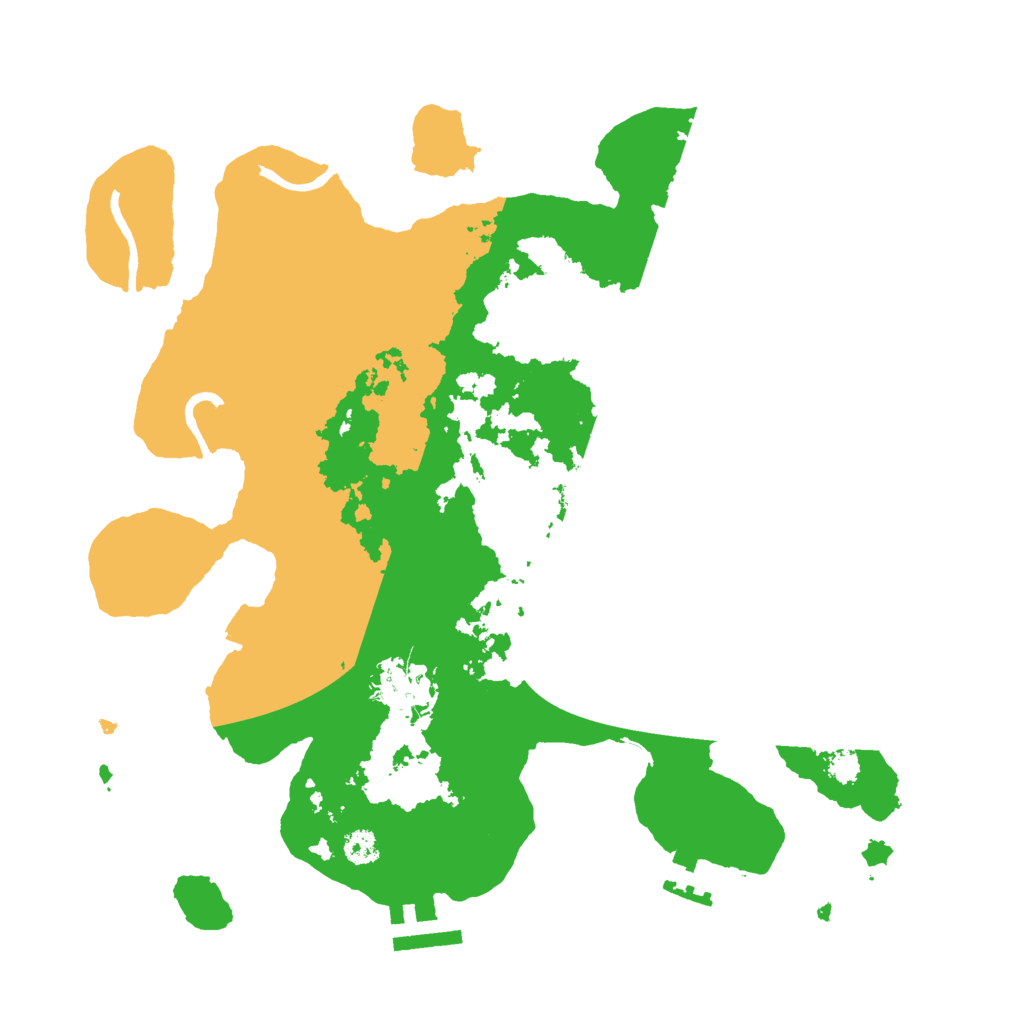 Biome Rust Map: Procedural Map, Size: 3000, Seed: 494957