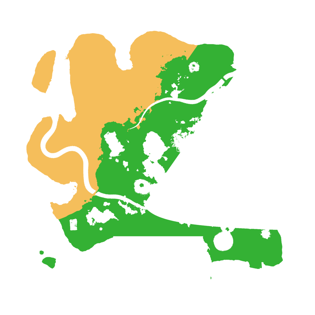 Biome Rust Map: Procedural Map, Size: 3000, Seed: 422153053