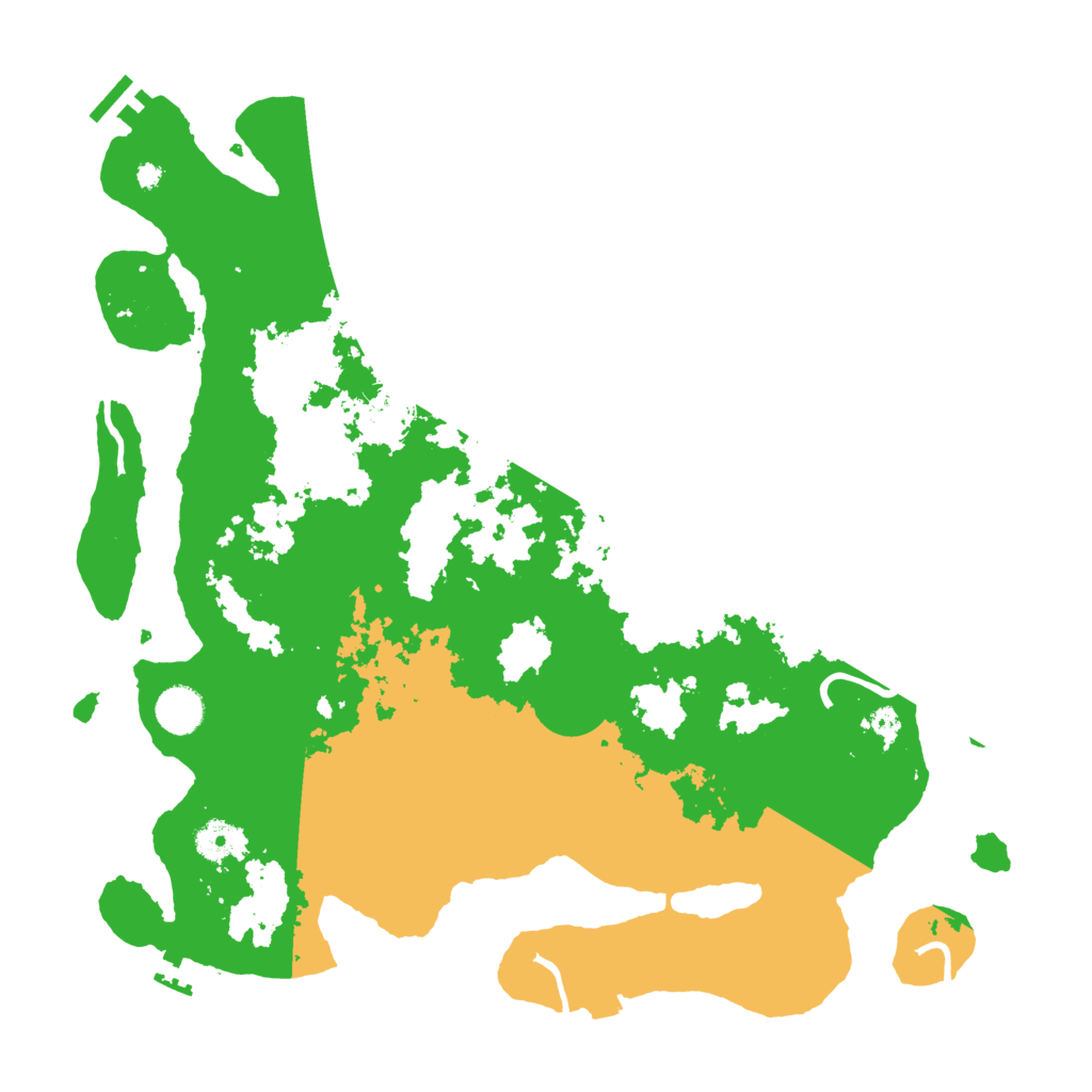 Biome Rust Map: Procedural Map, Size: 4000, Seed: 223949878