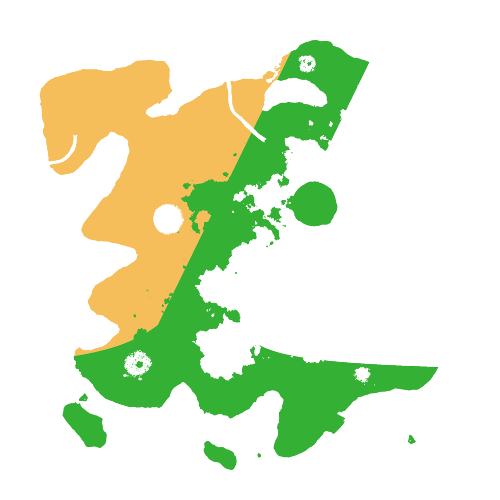 Biome Rust Map: Procedural Map, Size: 3000, Seed: 153556