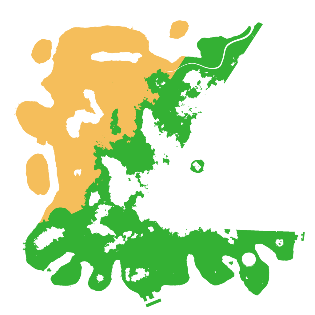 Biome Rust Map: Procedural Map, Size: 4000, Seed: 24908