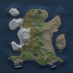 Thumbnail Rust Map: Procedural Map, Size: 2250, Seed: 42042069, 8 Monuments