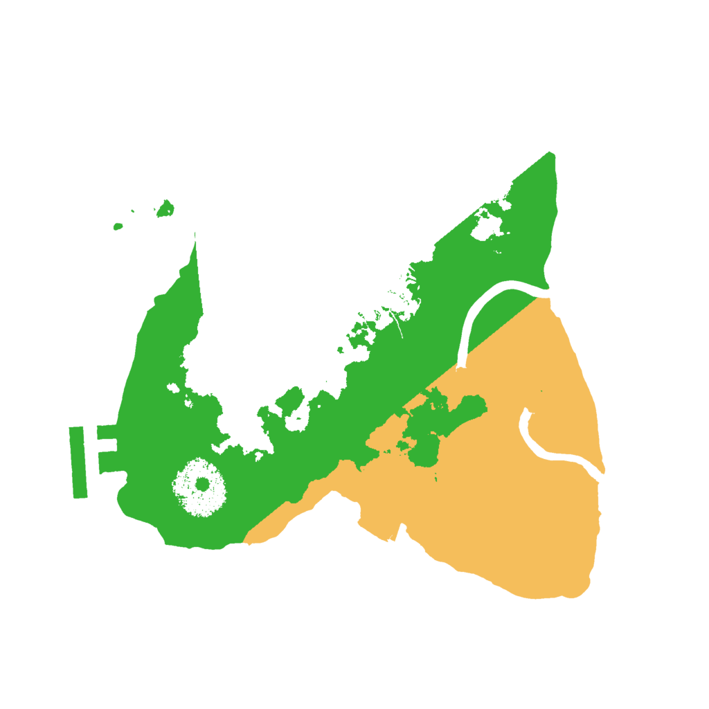 Biome Rust Map: Procedural Map, Size: 2000, Seed: 1683120960