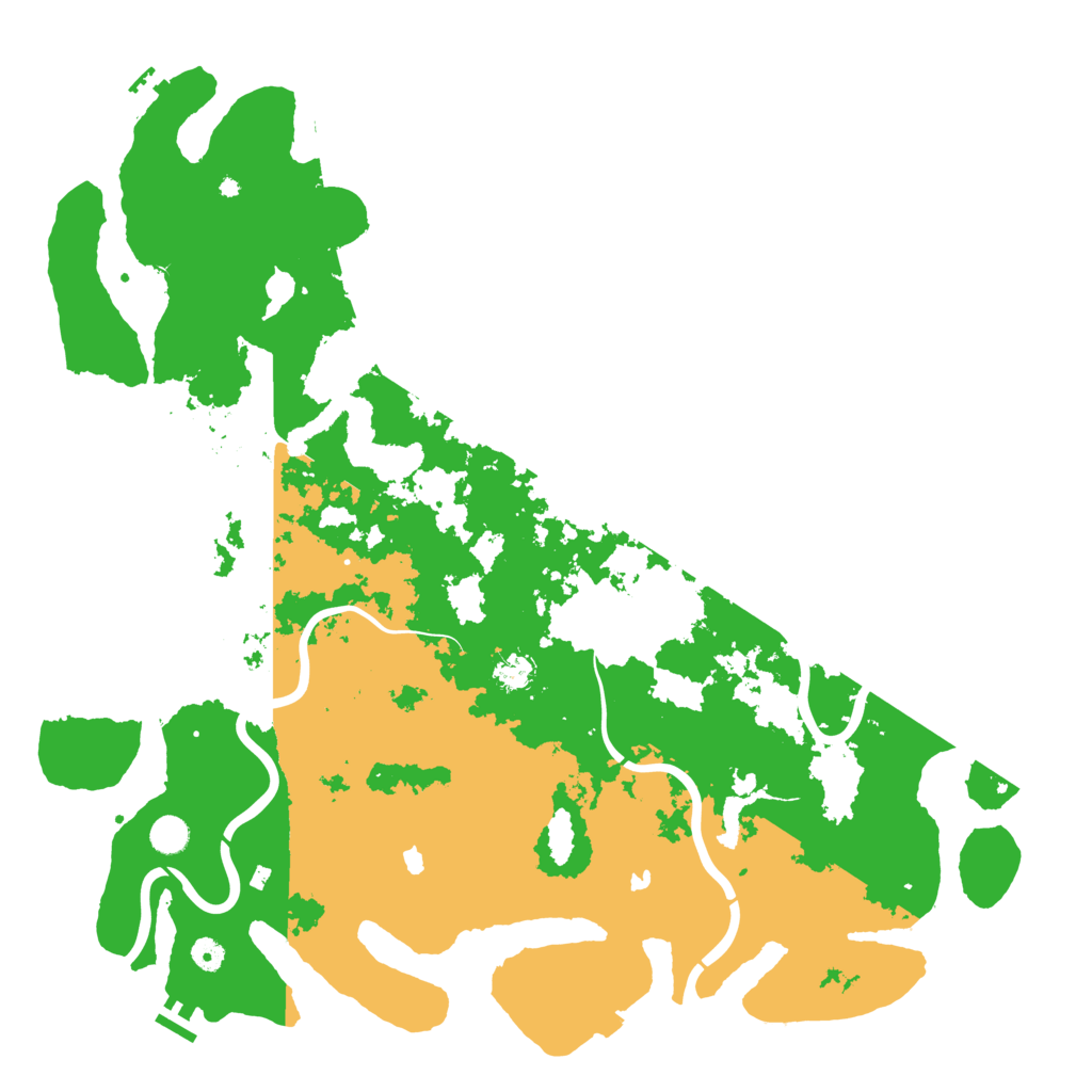 Biome Rust Map: Procedural Map, Size: 5000, Seed: 25786