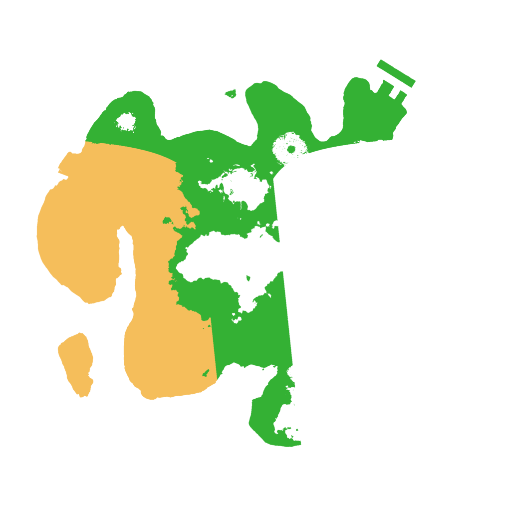 Biome Rust Map: Procedural Map, Size: 2500, Seed: 583400951