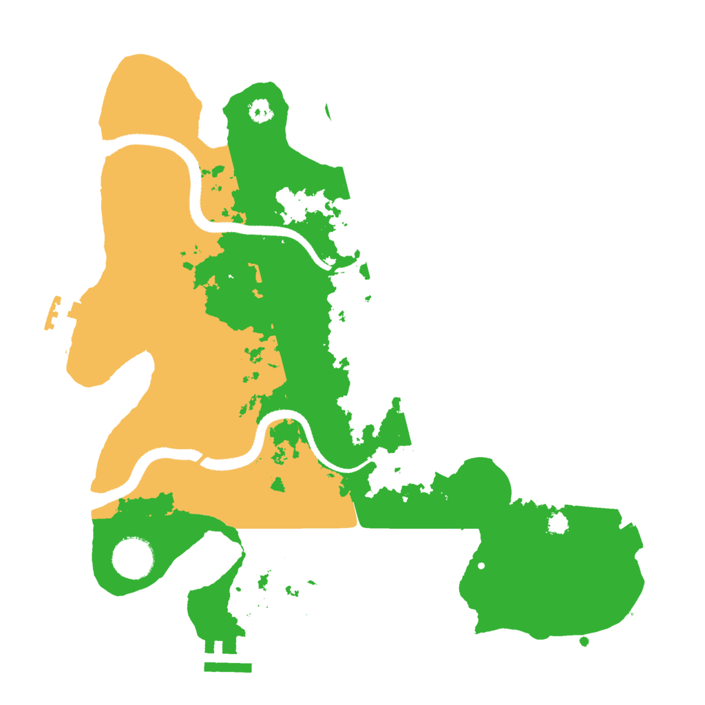 Biome Rust Map: Procedural Map, Size: 3000, Seed: 252292693