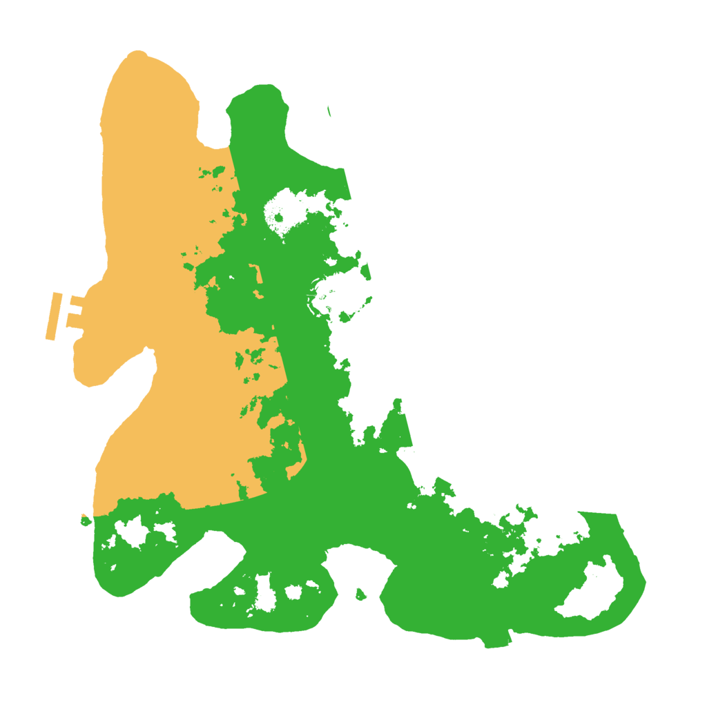 Biome Rust Map: Procedural Map, Size: 3000, Seed: 252292693