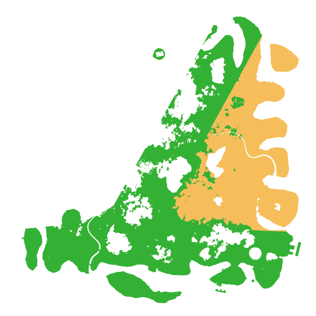 Biome Rust Map: Procedural Map, Size: 4500, Seed: 1503651418